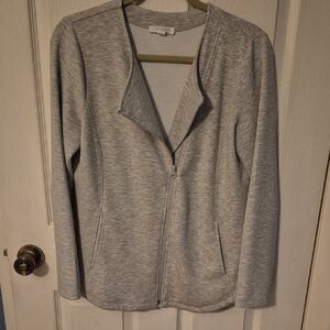 Talbots Heather Gray Knit Top